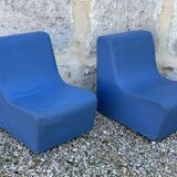 Pair of vintage children's armchairs from the 70s and 80s