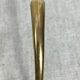 Brass and wood wall hook