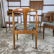 5x Johannes Andersen 'Juliane' vintage 1960s Danish chairs