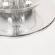 Lampe de table en verre italienne du milieu du siècle