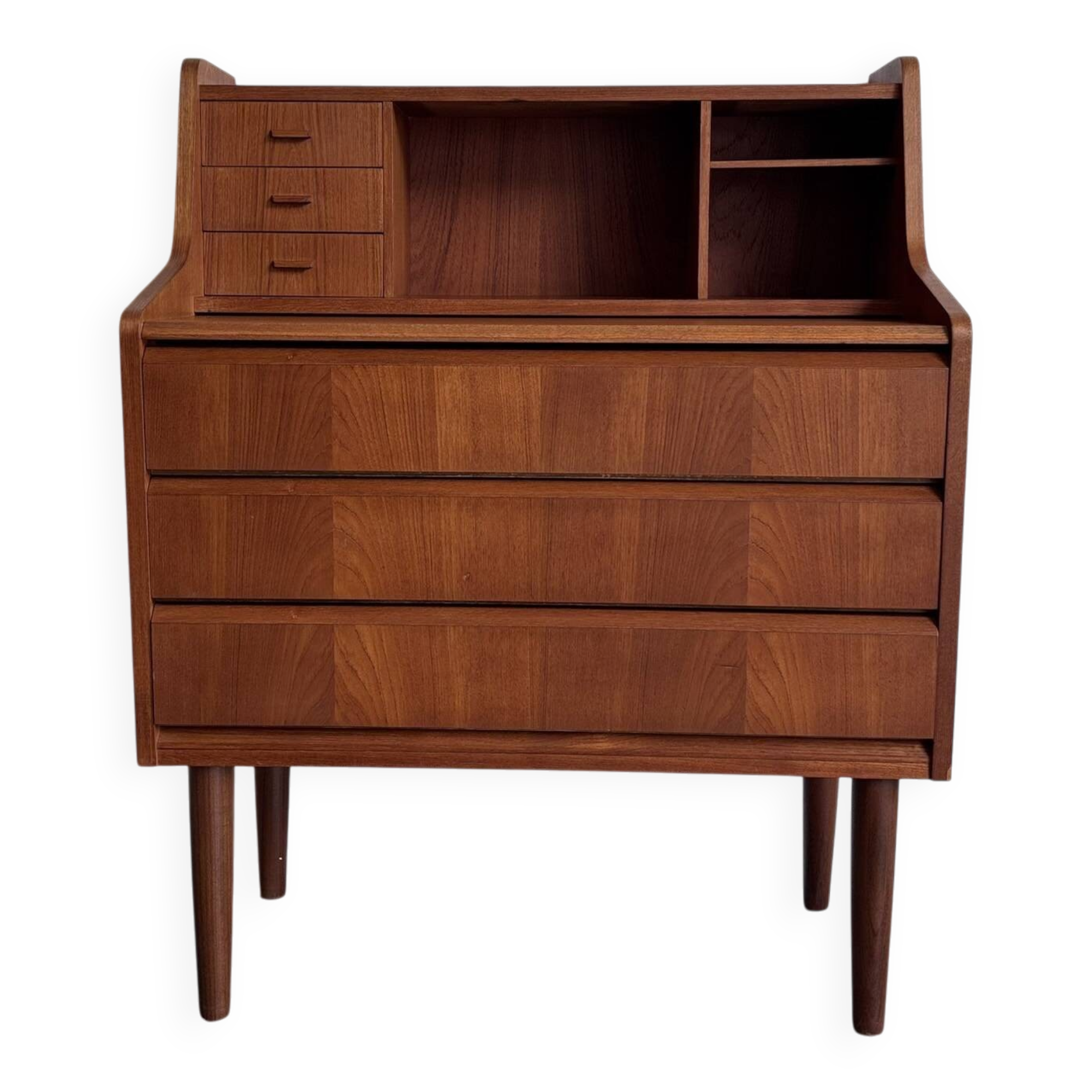 Vintage Danish secretary teak