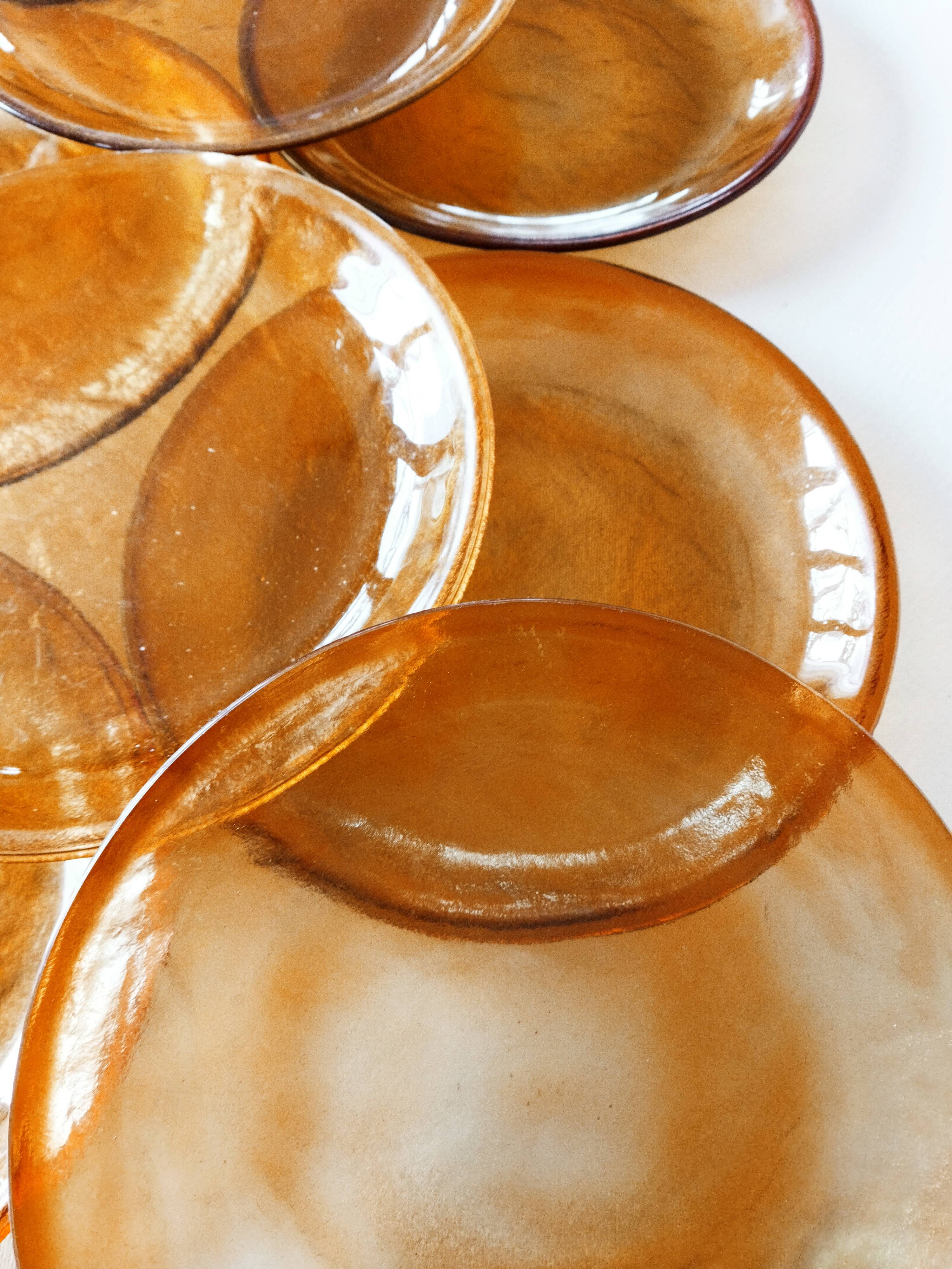 12 flat plates Arcoroc Sierra Ambre