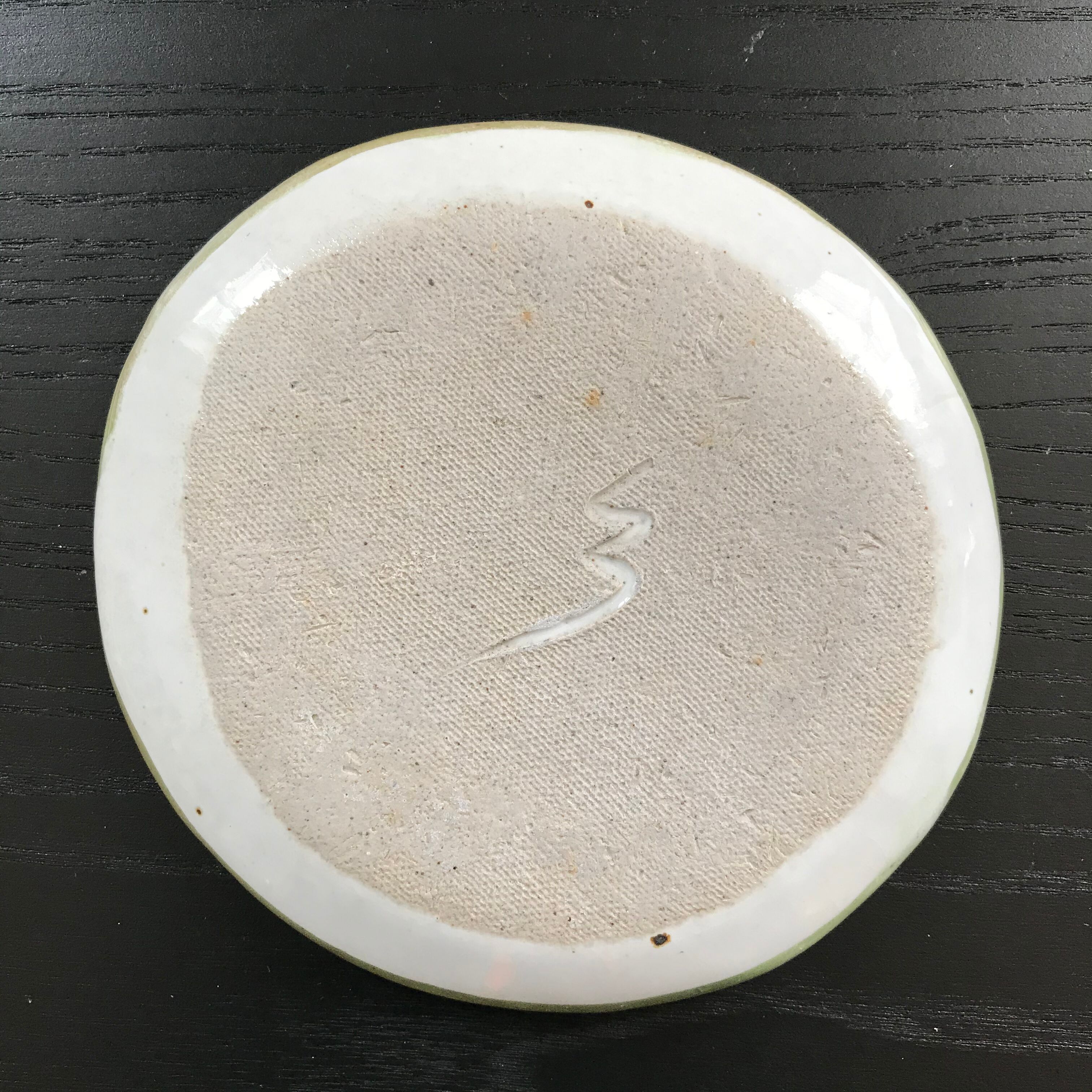 Orange flower trinket tray