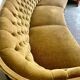Vintage mustard yellow armchair / sofa / sofa