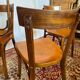 Set of 4 vintage Baumann wooden chairs – Bistro style