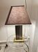 Lamp Le Dauphin in gold and silver