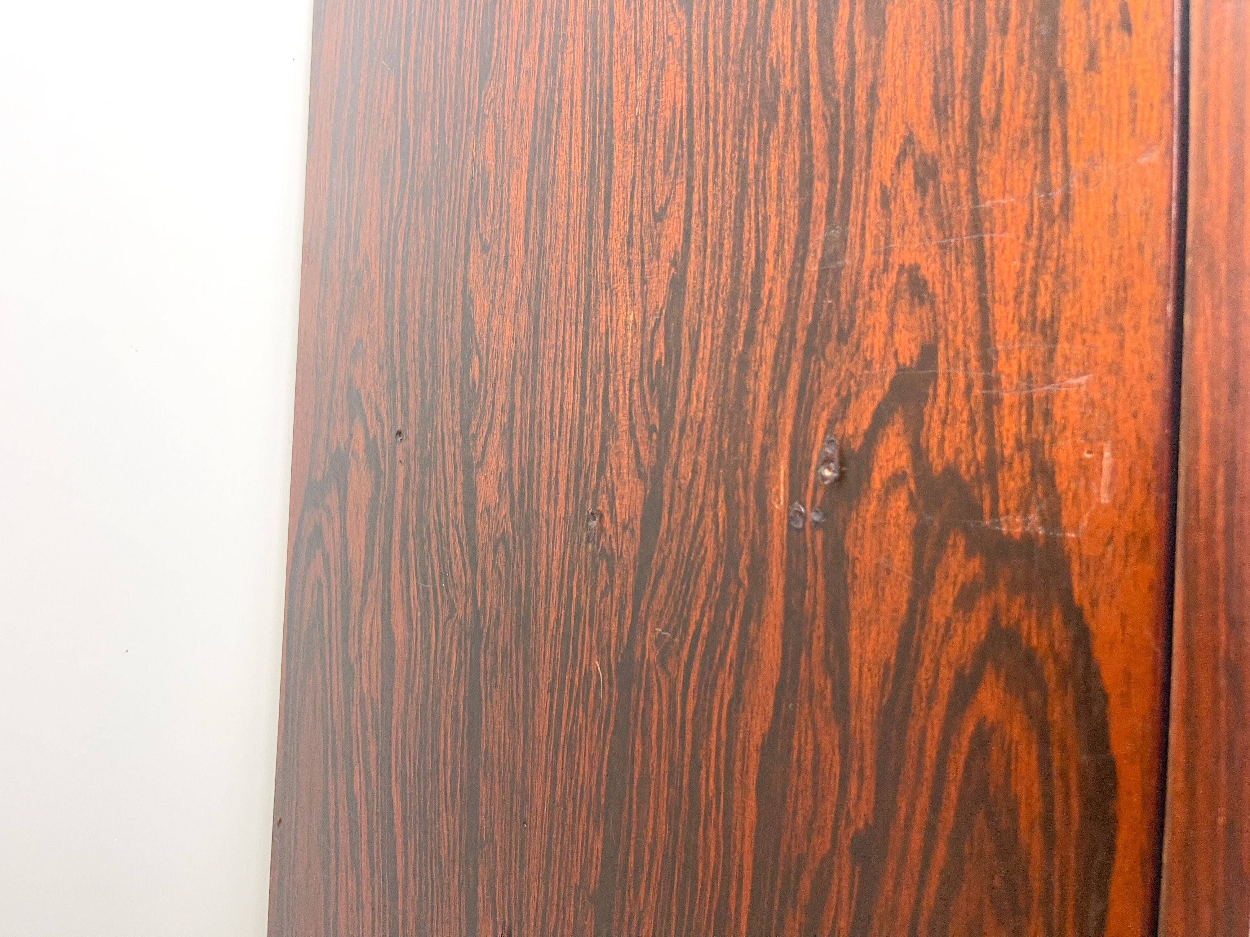 Rosewood cabinet with hairpin legs