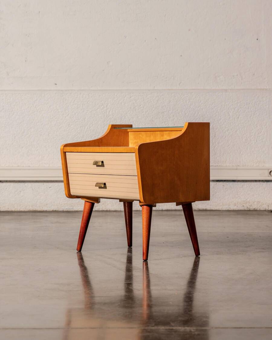 Vintage bedside table