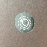 TZ09 coffee table from the Dutch space age mid-century by Claire Bataille for t'Spectrum.