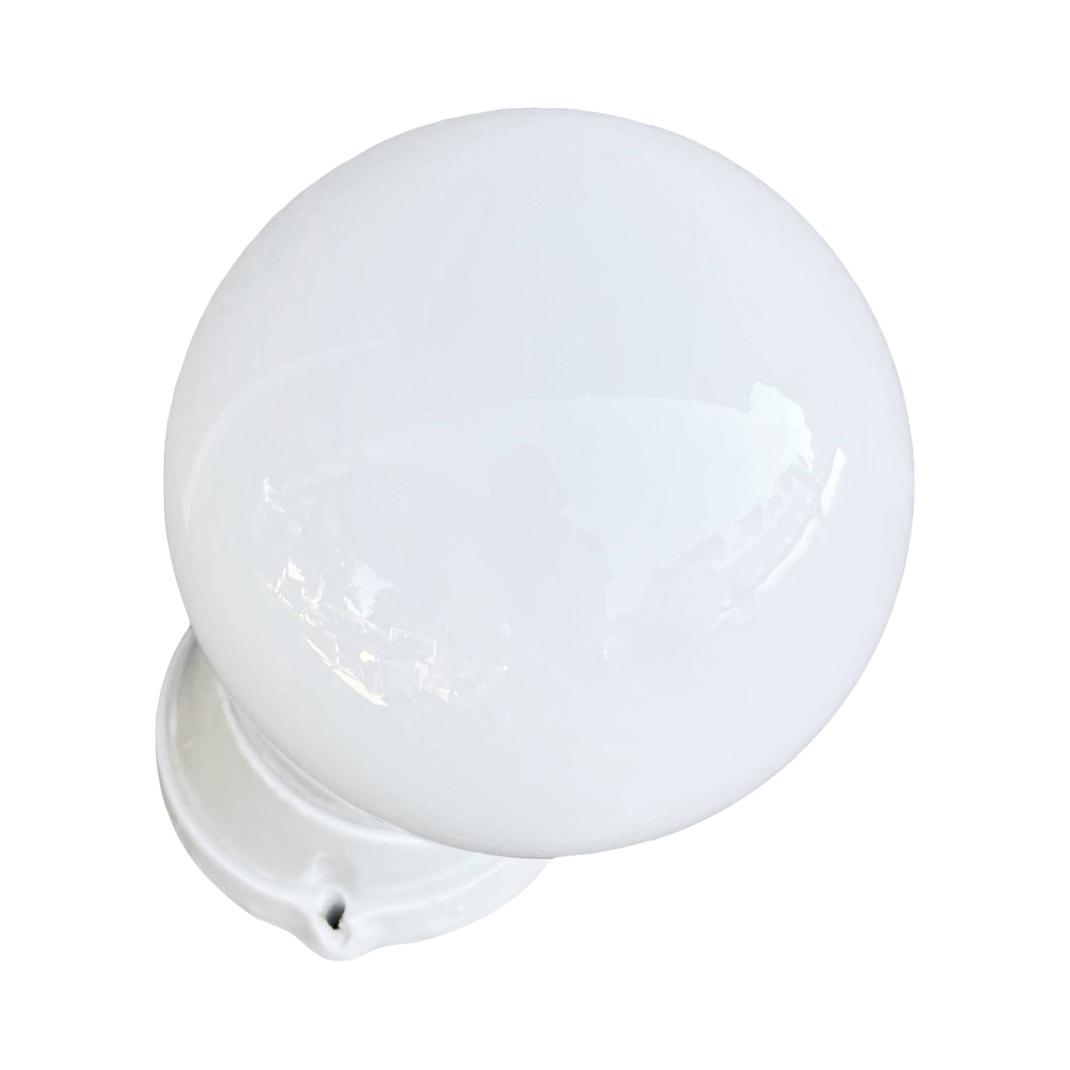 White industrial wall lamp Lindner, Germany, 1960s.