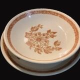 “Vintage” earthenware plates 6 flat & 6 deep