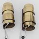 Pair of brass wall lights "Aristokrat" - Forseke AB Nybrofabriken