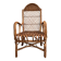 Fauteuil enfant rotin dossier haut