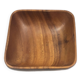 Scandinavian style teak wood pocket tray