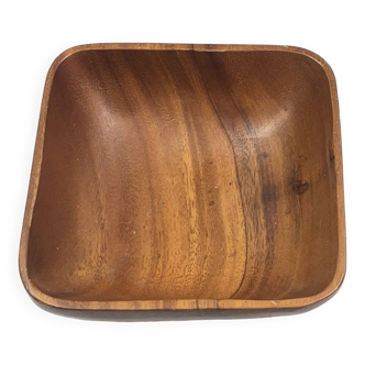 Scandinavian style teak wood pocket tray