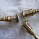 Lot de 3 bougeoirs en laiton Nijhof