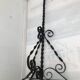 Wrought iron candle holder 60s