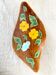 Vintage floral dish, Sarreguemines fruit bowl