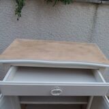 Small buffet, reimagined storage unit in beige.