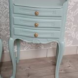 Louis XV style chest of drawers and bedside tables.