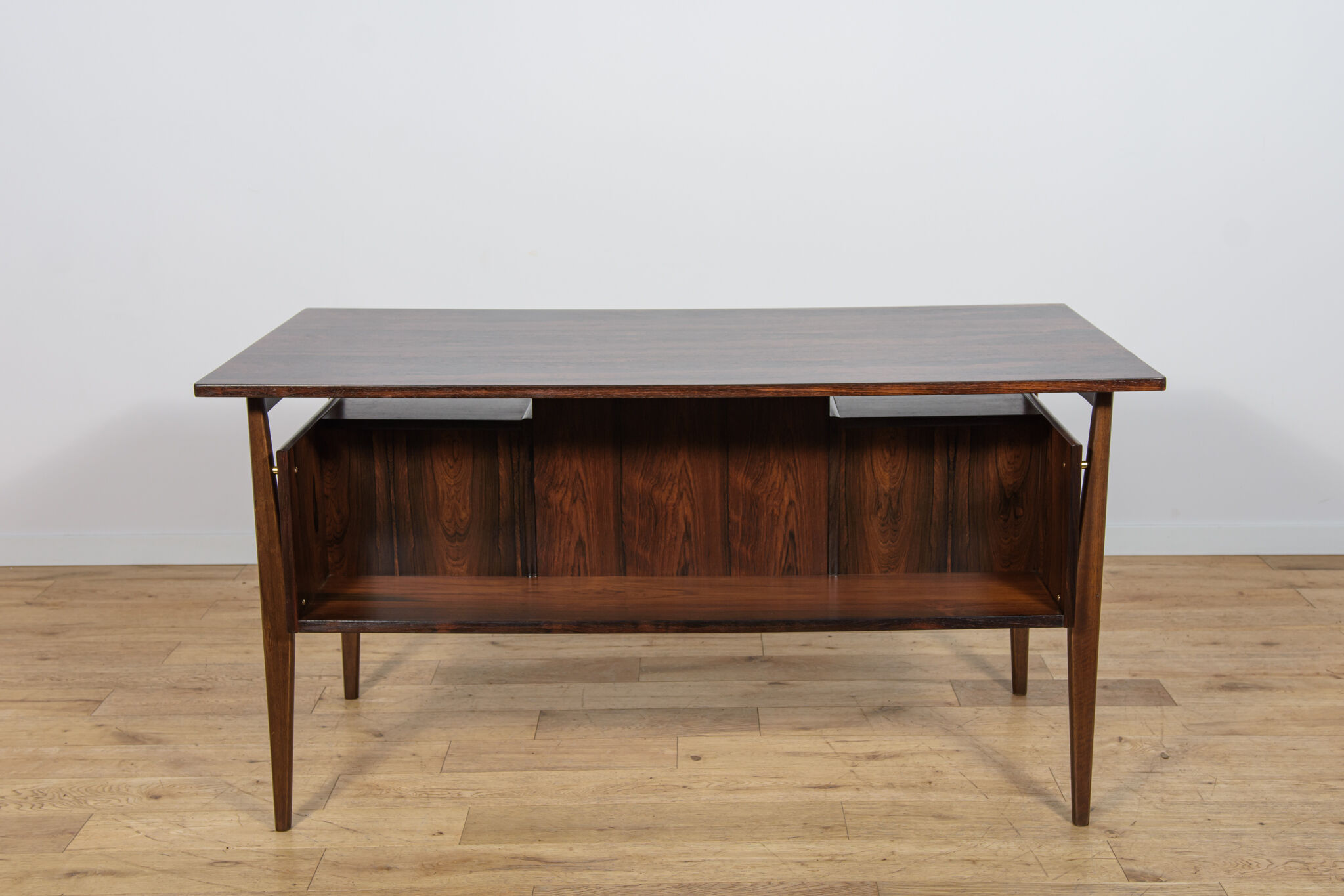 Mid-Century Rosewood Desk by Gunnar Nielsen Tibergaard for Tibergaard, Denmark, 1960s