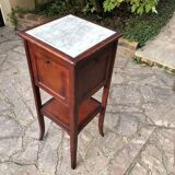 Old bedside marble top