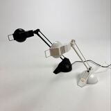 Set of 2 postmodern design desk lamps, 1980s