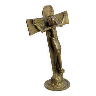 Crucifix d'Art Tribal Africain