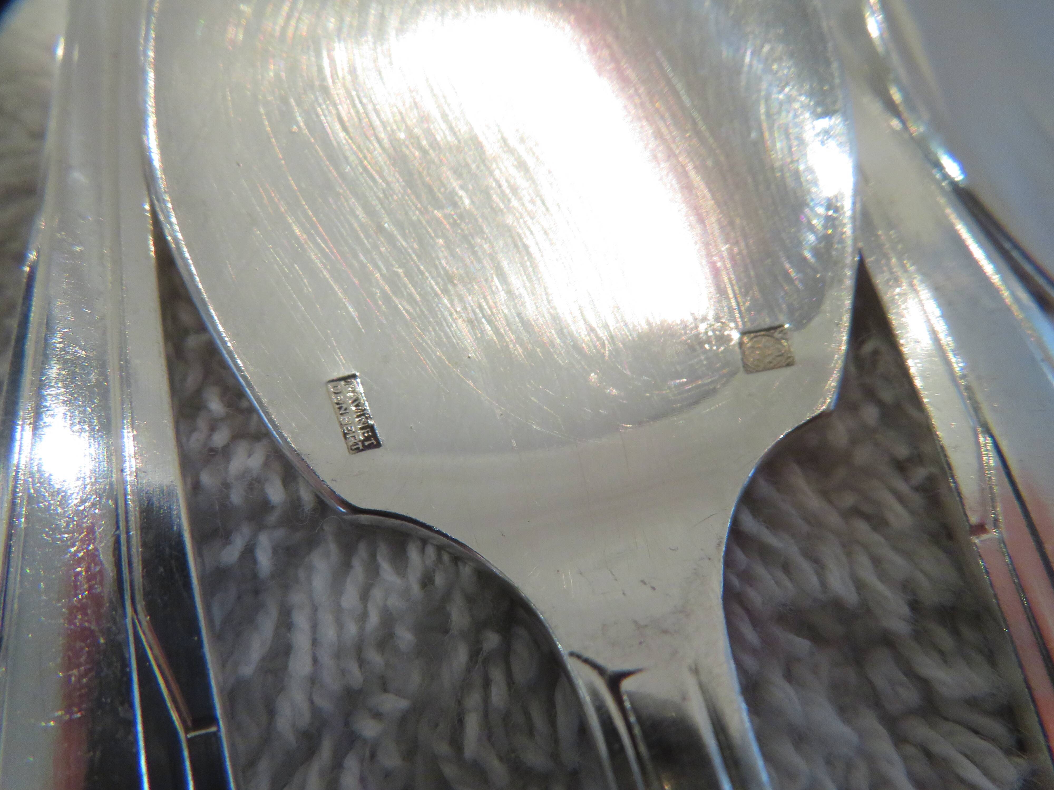 12 silver-plated ice cream scoops, goldsmith Ravinet Denfert st art deco 14cm