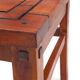 Set of 4 chairs in solid mahogany, vintage Art Nouveau, 1900