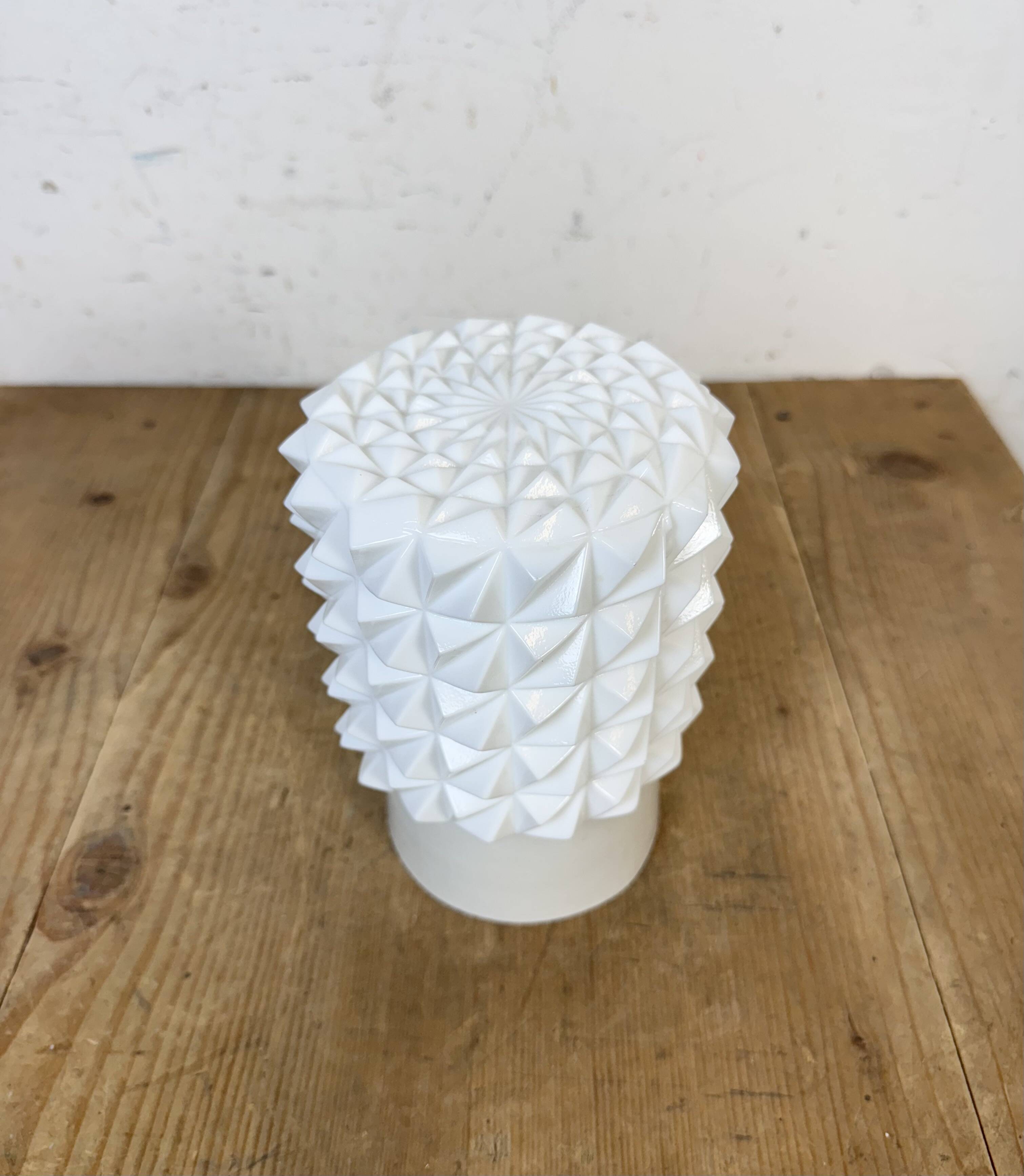 Vintage White Porcelain Ceiling Light, 1970s