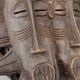 African twin mask Ivory Coast Senoufo