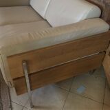 Canapé  2 places cuir Forum 11 de Robin Day  pour Habitat 2010