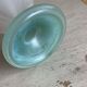 Set of 6 Art Deco dessert bowls in frosted glass with a gradient stem.