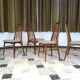 Set of 4 dining room chairs model "Eva" by Niels Koefoed for Koefod Møbelfabrik, Denmark 1960s