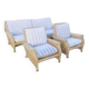 Vintage rattan lounge