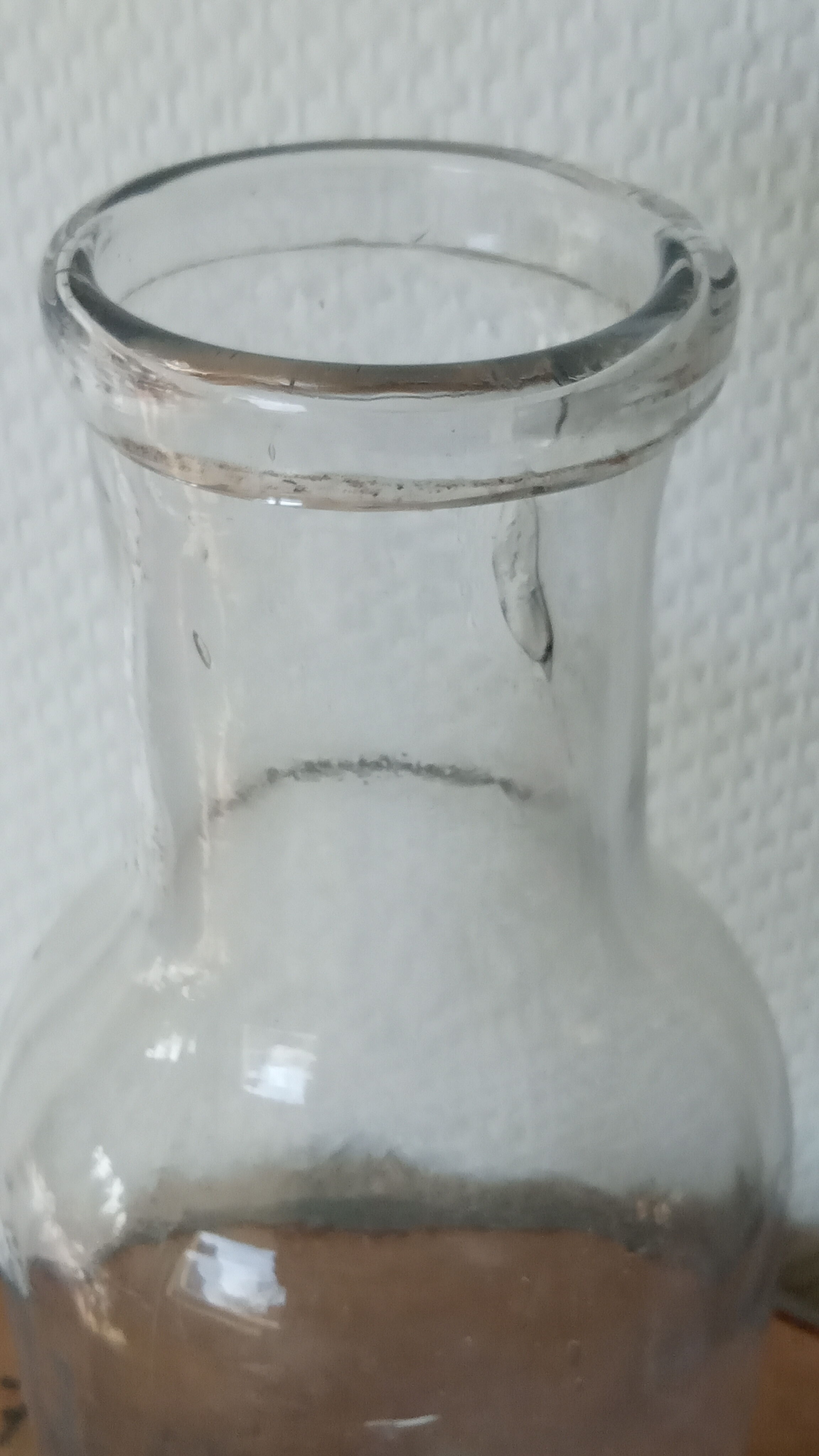 Vase en verre soufflé