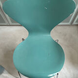 Blue Fritz Hansen chair