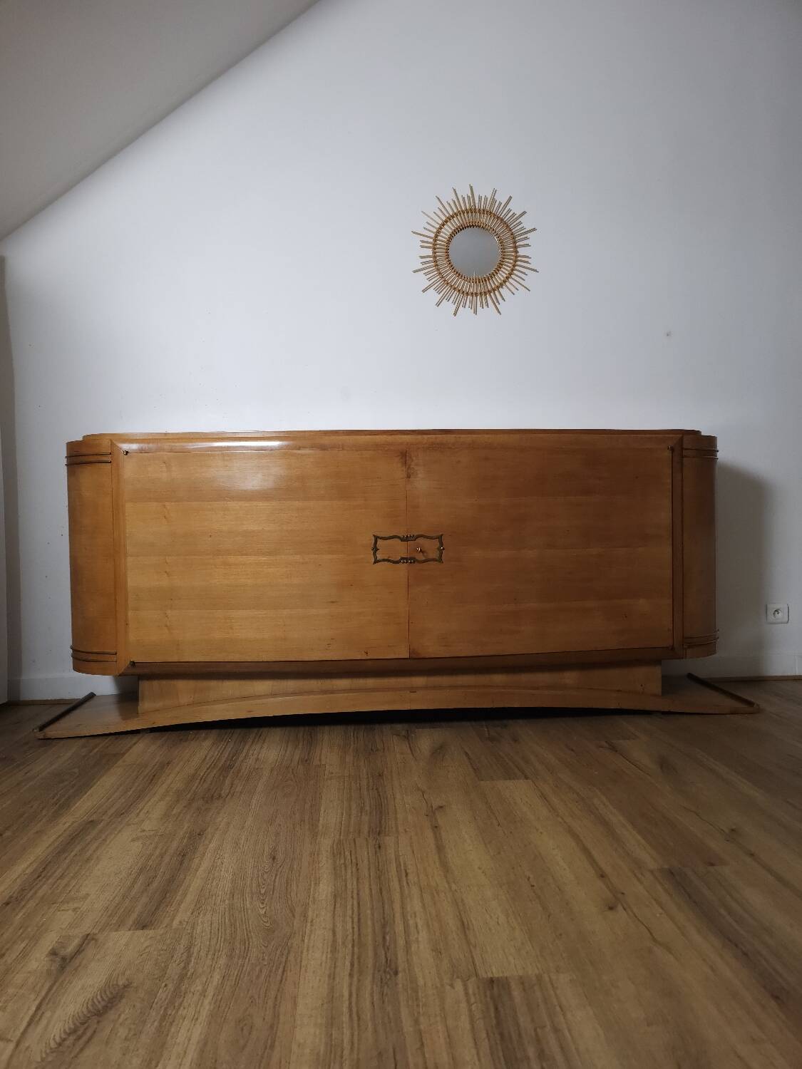 Art Deco Enfilade in walnut – Chic Modernist Style 1950