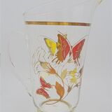 Vintage service to orangeade butterfly décor