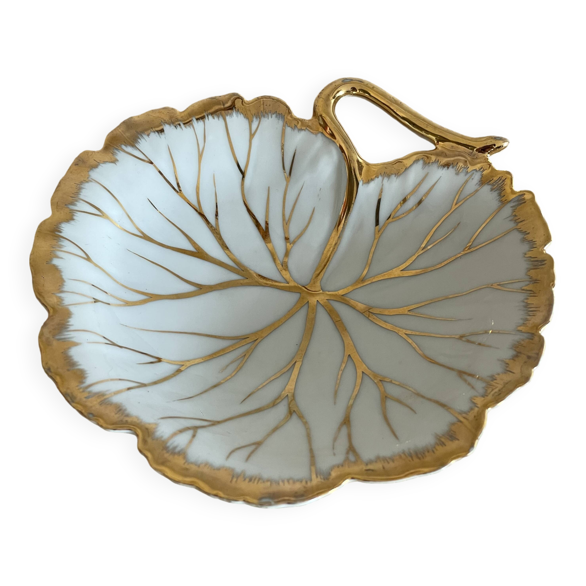 Vide poche feuille Limoges