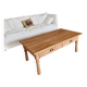 Coffee table in solid cherry wood