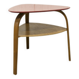 "Bowwood" tripod coffee table designed by Hugues Steiner and manufactured by Baumann in the 1960s