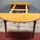 Large six-legged table in Louis Philippe style made of poplar from the 20th century.