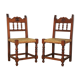 Wooden chairs, set of 2