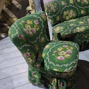 Canapé  et ses 2 fauteuils  assortis  années  60
