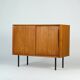 Buffet Kommode en teck de design danois vintage par Christian Linneberg, milieu du siècle des années 1960