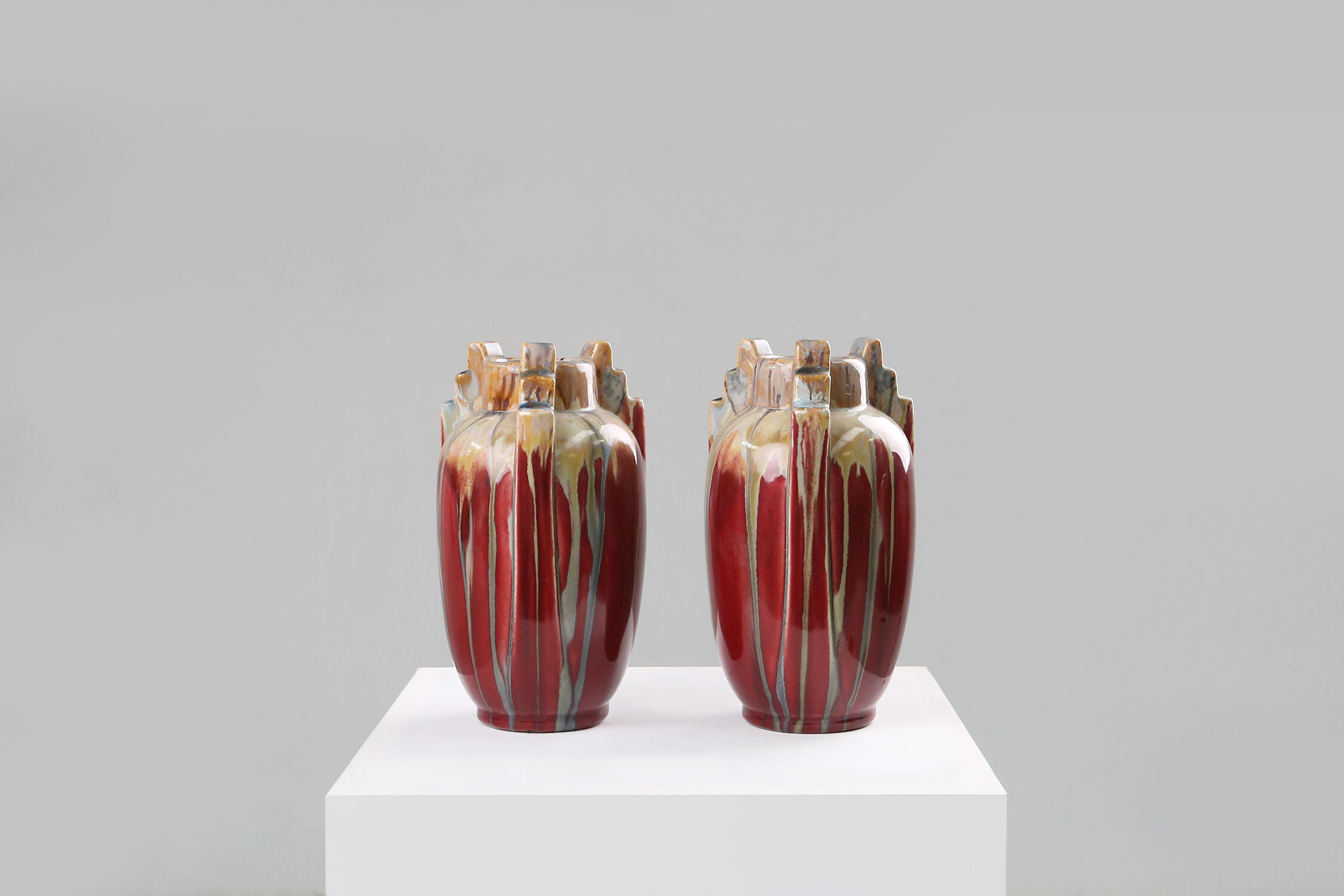 Set of Art Deco ceramic vases 1930