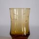 Set of five small yellow glasses from the mid-century, Europe, 1960s.