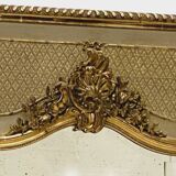 Miroir de style Louis XV en bois et stuc doré XX siècle